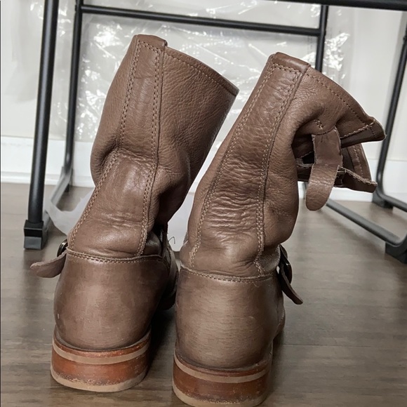 Frye Veronica short engineer boot